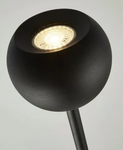 Searchlight Stehleuchte Schwarz GU10 180 cm Metall Retro Design< Retro Lampen|Bürolampen