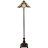 Glaslampen|Designerlampen*Elstead Stehleuchte Tiffany Stil Bronze 158cm Bodenlampe