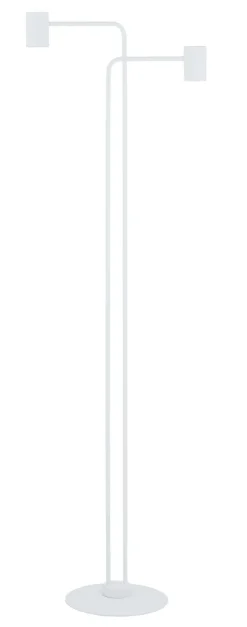 Sigma Stehleuchte Weiß Metall Modern Lesen 162 cm 2-flammig< Moderne Lampen|Stehlampen