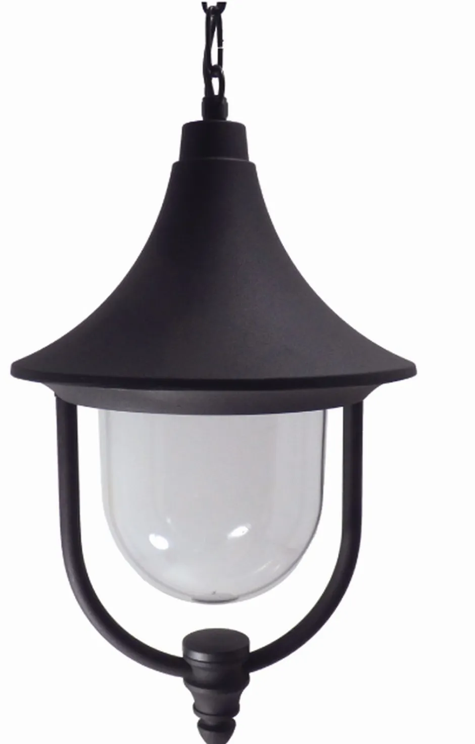 Lido Stilvolle Außenleuchte Schwarz Rustikal Aluminium Ø29cm< Außenleuchten Antik|Rustikale Lampen