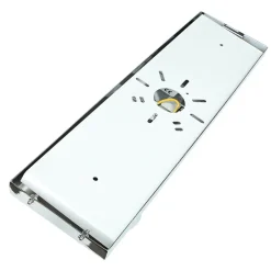 Elstead Stilvolle Badlampe LED IP44 Glas Schirm Weiß Chrom< Glaslampen|Moderne Lampen