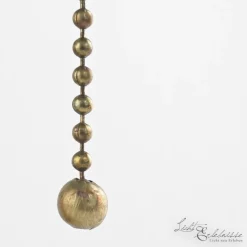 Schreibtischlampen|Metall Lampen*Berliner Messingleuchten Stilvolle Bankerleuchte Messing Glas mit Zugschalter