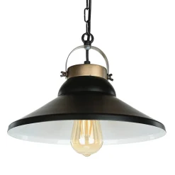 Luminex Stilvolle Hängeleuchte IRON in Schwarz< Hängelampen|Esszimmer Lampen