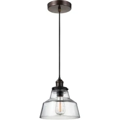 Hängelampen|Industrie Lampen*Elstead Stilvolle Hängeleuchte ZAHIR Industrie Design Glas