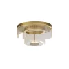 Searchlight Stilvolle LED Deckenlampe Metall Ø40 cm in Gold 1046 lm< Flurlampen|Wohnzimmerlampen