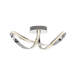 Deckenleuchten|Flurlampen*Paul Neuhaus Stilvolle LED Deckenlampe in Chrom dimmbar 30 W L:65 cm