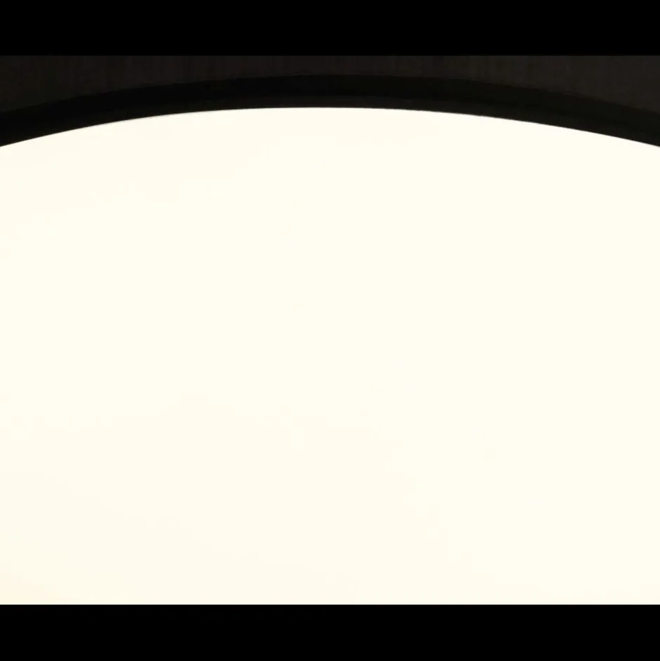 Wohnzimmerlampen|Esszimmer Lampen*Searchlight Stilvolle LED Deckenlampe Ø37 cm 3000 K in Schwarz Gold