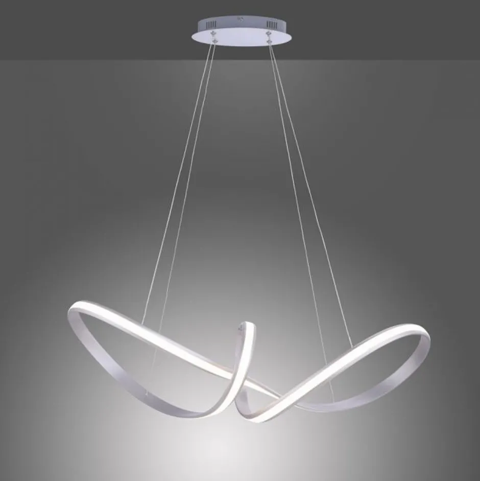 Paul Neuhaus Stilvolle LED Hängelampe in Stahl L:91 cm 39 W dimmbar< Hängelampen|Led Lampen