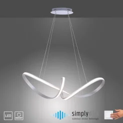 Paul Neuhaus Stilvolle LED Hängelampe in Stahl L:91 cm 39 W dimmbar< Hängelampen|Led Lampen