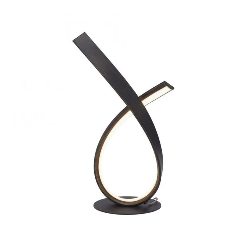 Paul Neuhaus Stilvolle LED Tischlampe in Rostbraun 38,5 cm dimmbar< Led Lampen|Schlafzimmer Lampen