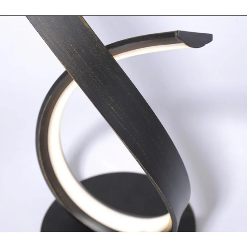 Paul Neuhaus Stilvolle LED Tischlampe in Rostbraun 38,5 cm dimmbar< Led Lampen|Schlafzimmer Lampen