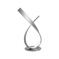 Paul Neuhaus Stilvolle LED Tischlampe in Stahl 3000 K 11 W dimmbar< Wohnzimmerlampen|Schlafzimmer Lampen