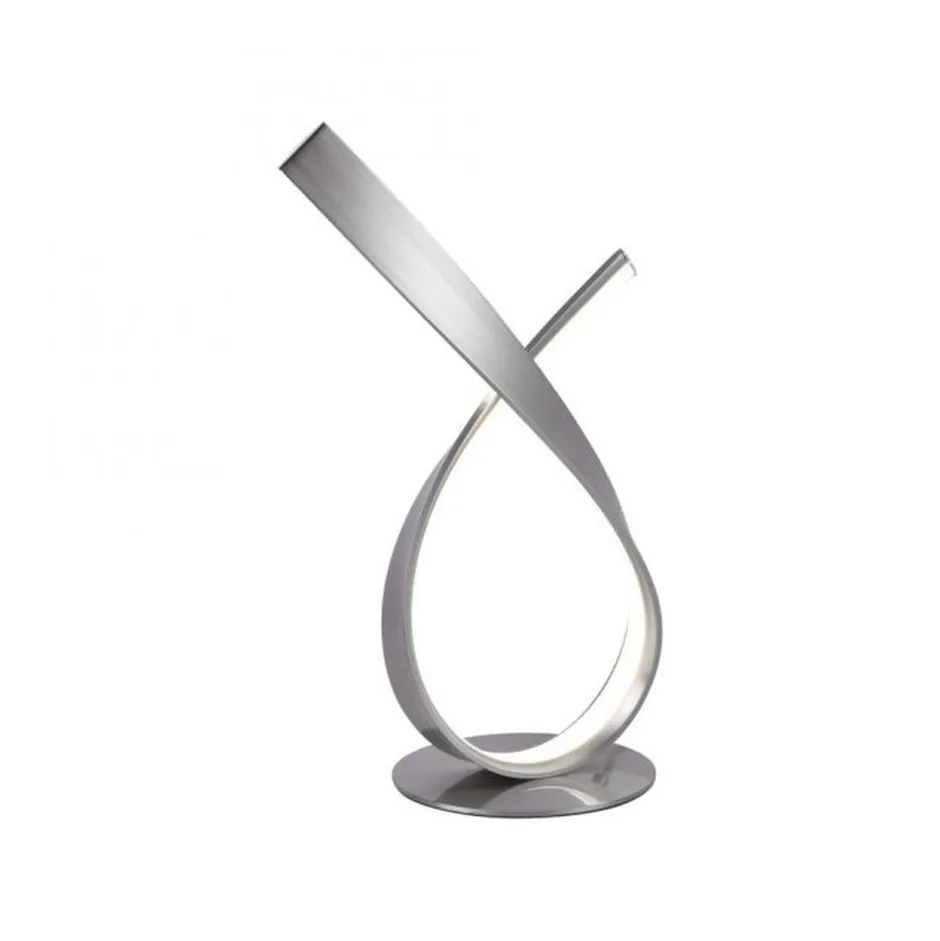 Paul Neuhaus Stilvolle LED Tischlampe in Stahl 3000 K 11 W dimmbar< Wohnzimmerlampen|Schlafzimmer Lampen