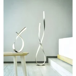 Paul Neuhaus Stilvolle LED Tischlampe in Stahl 3000 K 11 W dimmbar< Wohnzimmerlampen|Schlafzimmer Lampen