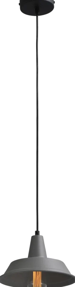 Hängelampen|Industrie Lampen*Masterlight Stilvolle Pendelleuchte Grau Ø25cm E27 Handarbeit