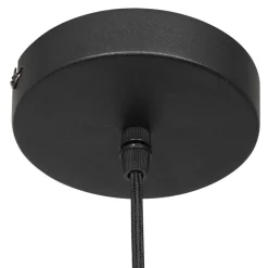 Hängelampen|Bürolampen*Steinhauer Stilvolle Pendelleuchte Schwarz Rauchgrau E27 Ø25 cm