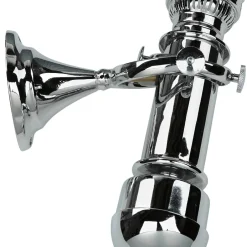 Wandleuchten|Lampen Aus Aller Welt*Laura Suardi Stilvolle Wandlampe GRETA Chrom Jugendstil Bad Flur