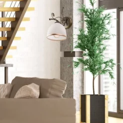 Wandleuchten|Küchenlampen*Lamkur Stilvolle Wandlampe NARELLA Shabby Schwarz