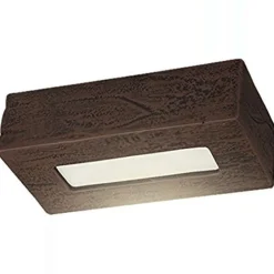 Wandleuchten|Flurlampen*Lampex Stilvolle Wandleuchte aus Keramik in wenge