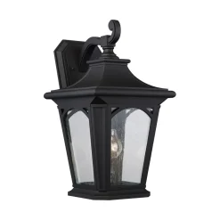 Außenleuchten Antik|Außenwandleuchten*Elstead Stilvolle Wandleuchte MARY Schwarz Rustikal IP44