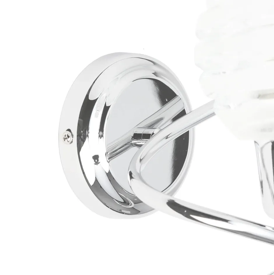 Wandleuchten|Flurlampen*Lampex Stilvolle Wandleuchte Serpe in Chrom