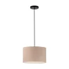 Hängelampen|Bürolampen*Just Light Stoff Hängelampe blendarm Beige E27 Ø45 cm gemütlich