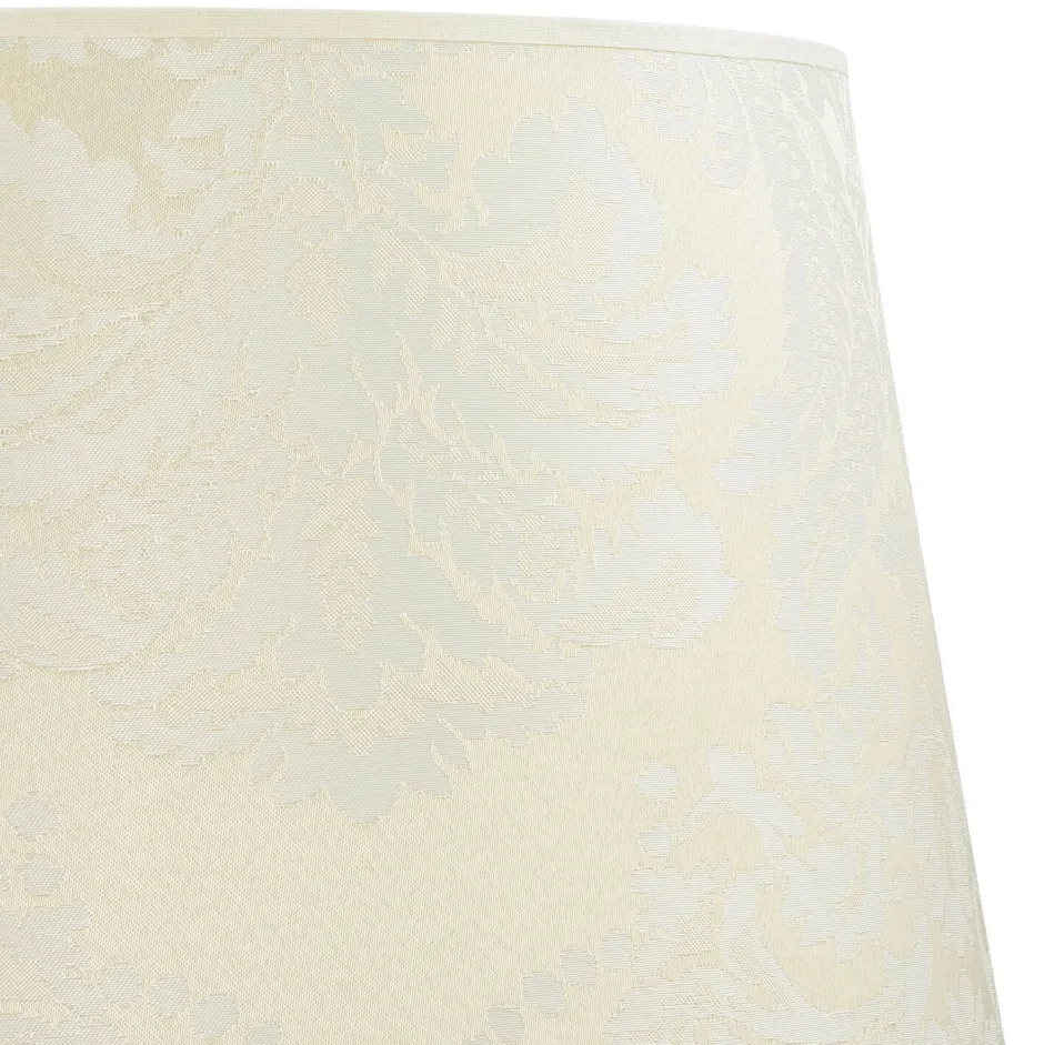 Duolla Stoff Lampenschirm Creme Weiß Stehlampe groß E27< Lampenschirme