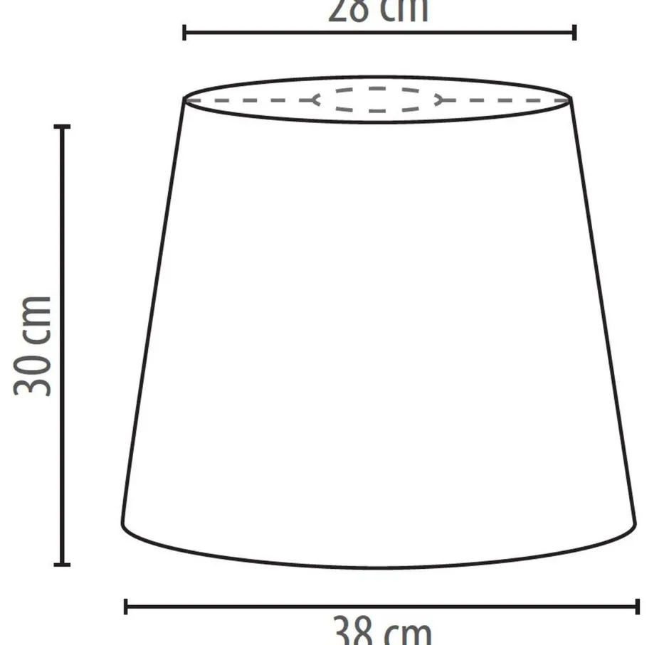 Lampenschirme*Duolla Stoff Lampenschirm Weiß Rosa E27 Pendelleuchte