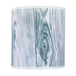 Wandleuchten|Flurlampen*Easylight Stoff Wandlampe ALICE Lila Holz Optik Loft Design E27