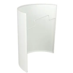 Stofflampen|Schlafzimmer Lampen*Nowodvorski Stoff Wandlampe mit Kabel Schalter Weiß ALICE