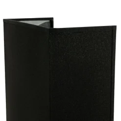 Duolla Stoff Wandleuchte Schwarz eckig E27 Loft Design ALICE< Wandleuchten|Flurlampen