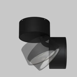 Moderne Außenleuchten|Led Außenleuchten*Maytoni Strahler außen Metall Glas LED IP54 verstellbar Graphit