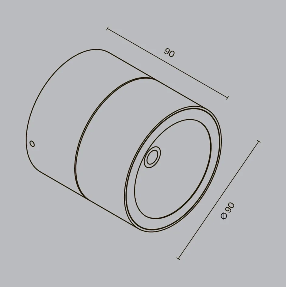 Moderne Außenleuchten|Led Außenleuchten*Maytoni Strahler außen Metall Glas LED IP54 verstellbar Graphit