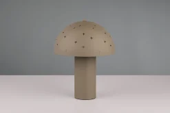 Trio Reality Stylische Tischlampe Taupe Metall E14 32,5 cm Sterne< Wohnzimmerlampen|Metall Lampen