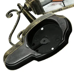 Rustikale Lampen|Rustikale Außenleuchten*Easylight Tiffany Stil Lampe außen Gold Antik E27 SALZBURG