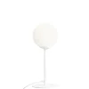Tischlampen|Metall Lampen*ALDEX Tischlampe blendarm Glas Metall Weiß E14 Ø14 cm Kugel