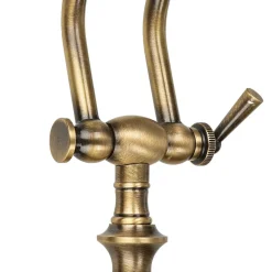 Giovanni Battista Tischlampe Bronze aus Echt-Messing Premium< Schreibtischlampen|Metall Lampen