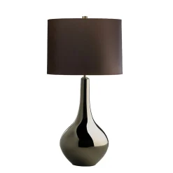 Elstead Tischlampe BRUNI Bronze Metallic H:74cm Lampe< Wohnzimmerlampen|Stofflampen