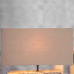 Tischlampen|Schlafzimmer Lampen*Invicta Interior Tischlampe 40cm Modern kunstvoll echtes Treibholz