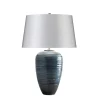 Elstead Tischlampe DAPHNE in Silber Porzellan H:63cm Lampe< Tischlampen|Schlafzimmer Lampen