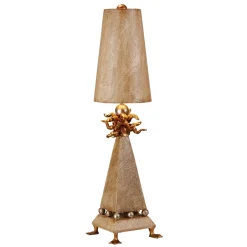 Elstead Tischlampe DONALDO Creme H:81cm Wohnzimmer Lampe< Tischlampen|Moderne Lampen
