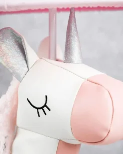 Kinderzimmerlampen|Kinderlampen*Happy Lamps Tischlampe Einhorn Rosa 51 cm Kinderzimmer Schlafzimmer