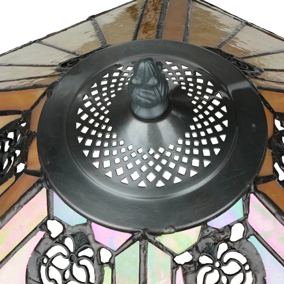 Elstead Tischlampe FARFALLA 4 H:59cm Tiffany Wohnzimmer< Glaslampen|Designerlampen