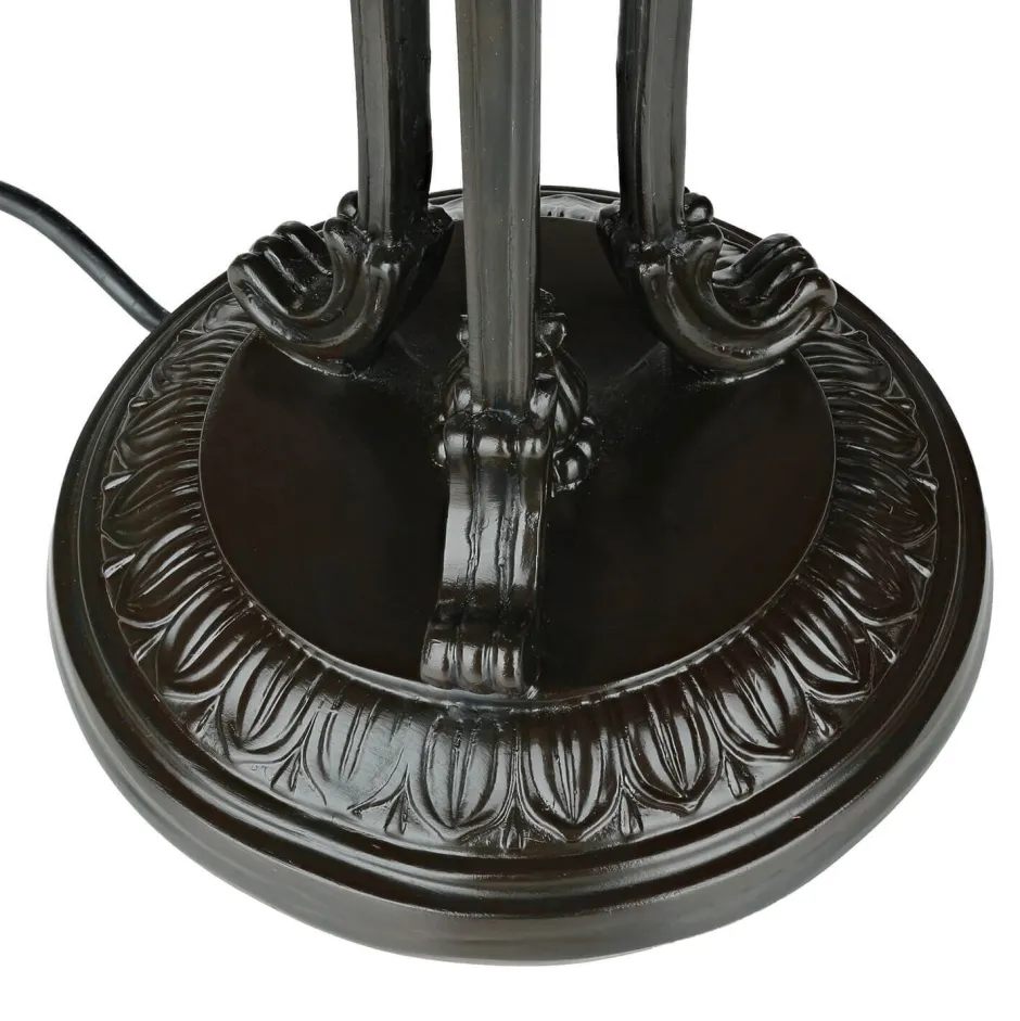 Elstead Tischlampe FARFALLA 4 H:59cm Tiffany Wohnzimmer< Glaslampen|Designerlampen