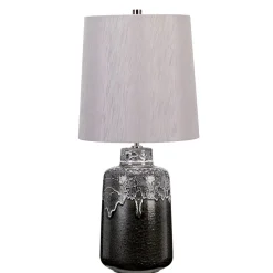 Elstead Tischlampe IOAN in Keramik Ø30cm H65cm Bodenlampe< Tischlampen|Schlafzimmer Lampen