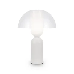 Tischlampen|Glaslampen*Maytoni Tischlampe Keramik Glas Ø 30 cm 42,5 cm hoch Weiß E14