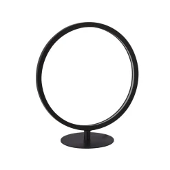 Led Lampen|Schlafzimmer Lampen*Searchlight Tischlampe LED mit Dimmer H: 33 cm Schwarz Weiß 3000 K 338 lm