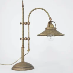 Giovanni Battista Tischlampe Messing in Antik Bronze< Tischlampen|Schlafzimmer Lampen