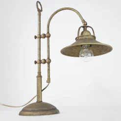 Giovanni Battista Tischlampe Messing in Antik Bronze< Tischlampen|Schlafzimmer Lampen