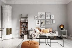 Wohnzimmerlampen|Schlafzimmer Lampen*By Rydéns Tischlampe Metall Schwarz 50 cm für E27 dekorativ